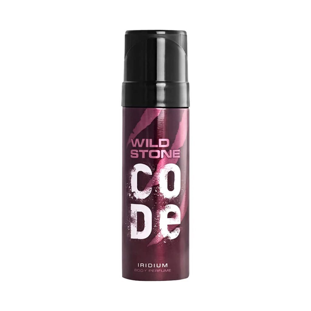Wild Stone Code Iridium No Gas Deodorant Body Perfume (120ml) - Wild Stone