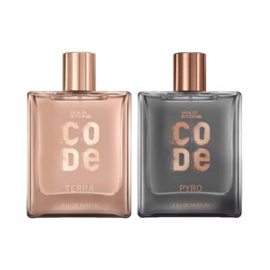 Wild Stone Code Pyro (100 ml) & Terra (100 ml) Eau De Parfum For Men Combo - Wild Stone