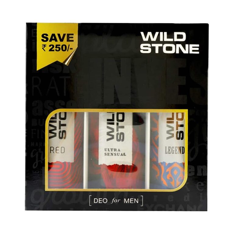 Wild Stone Deodorant Body Spray Combo Pack (3Pcs) - Wild Stone