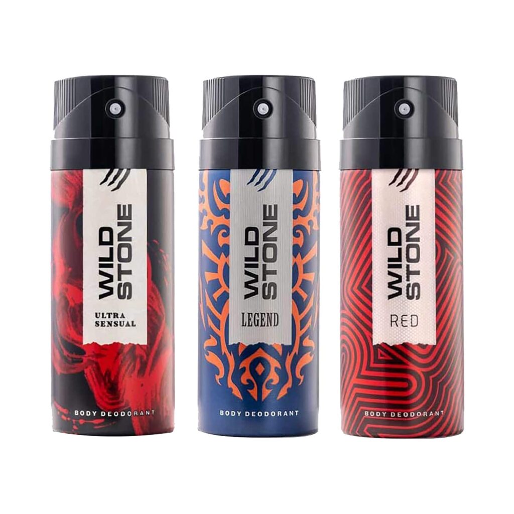 Wild Stone Deodorant Body Spray Combo Pack (3Pcs) - Wild Stone