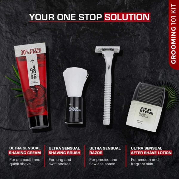 Wild Stone Grooming 101 Kit for Men (960 g) - Wild Stone