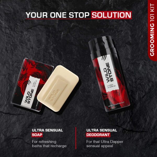 Wild Stone Grooming 101 Kit for Men (960 g) - Wild Stone
