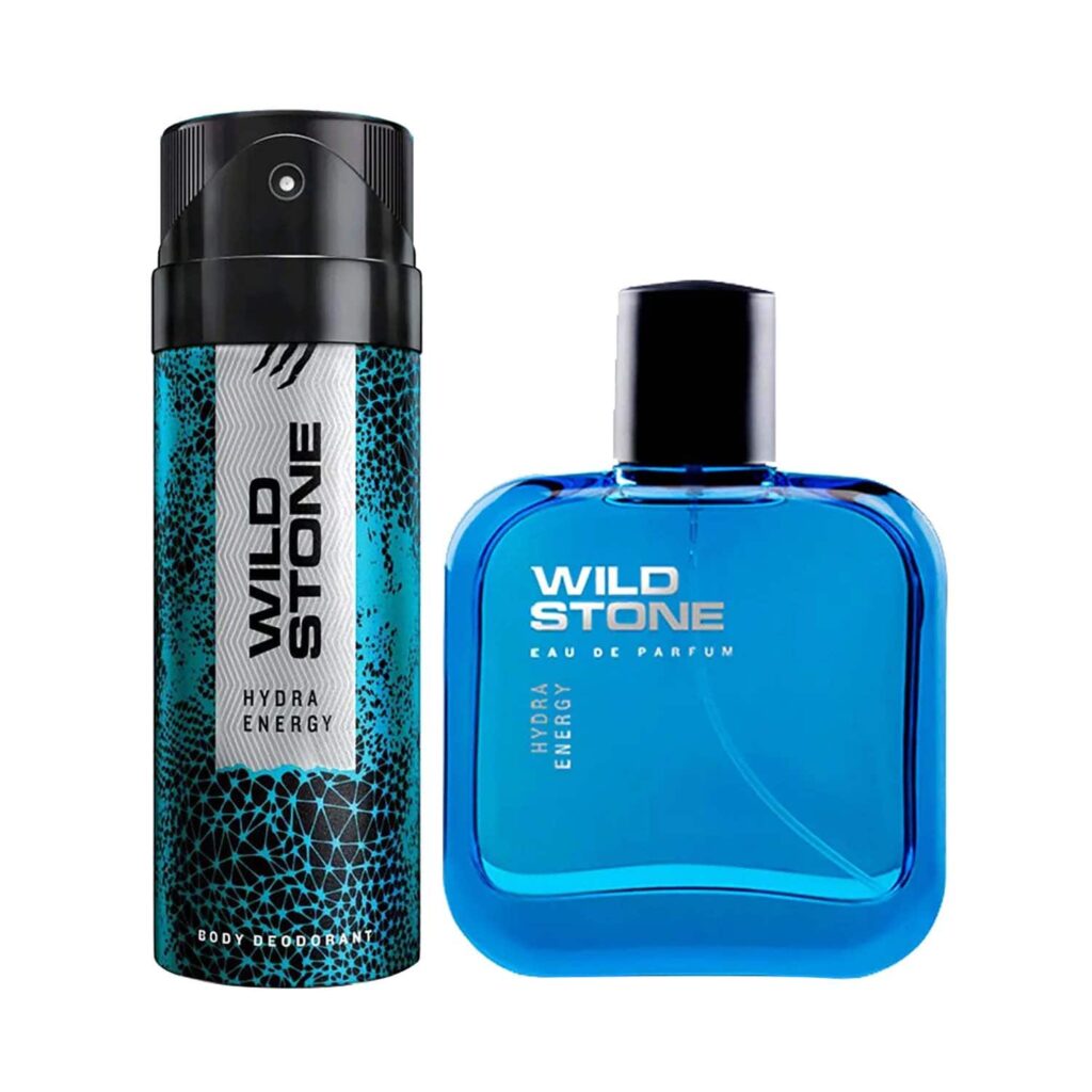 Wild Stone Hydra Energy Deodorant (150 ml) & Hydra Energy Spray Perfume (50 ml) Combo - Wild Stone