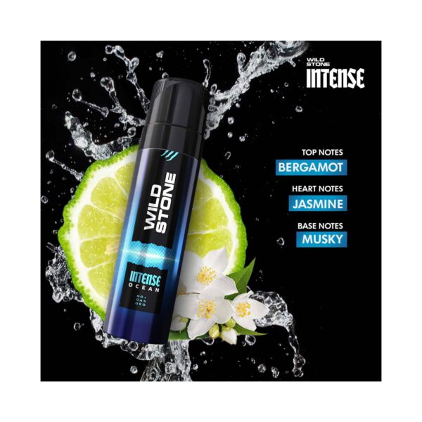 Wild Stone Intense Ocean Body Deodorant For Men (120 ml) - Wild Stone
