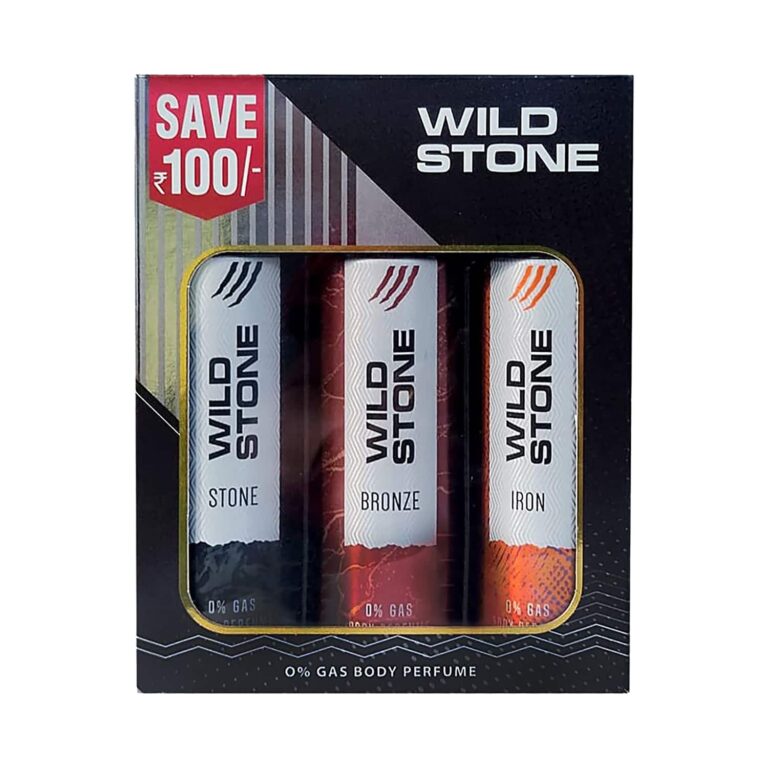 Wild Stone No Gas Perfume Body Spray Pack (3Pcs) - Wild Stone