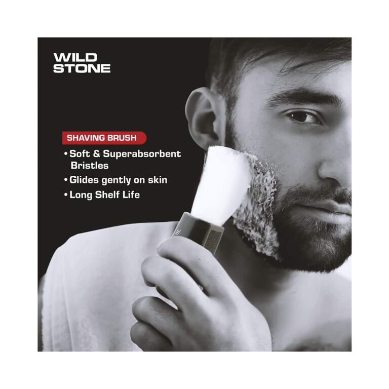 Wild Stone Ultra Fine Shaving Brush with Extra Soft Bristles - Wild Stone