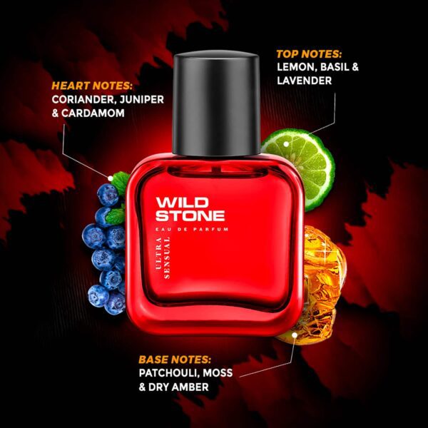 Wild Stone Ultra Sensual Eau De Parfum For Men (30 ml) - Wild Stone