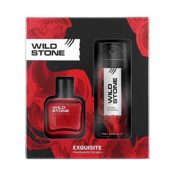 Wild Stone Ultra Sensual Fragrance Combo For Men (2 Pcs) - Wild Stone