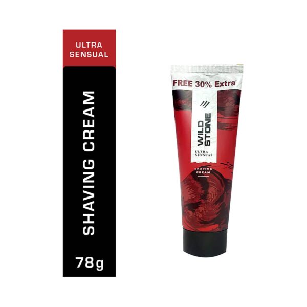 Wild Stone Ultra Sensual Shaving Cream (78g) - Wild Stone