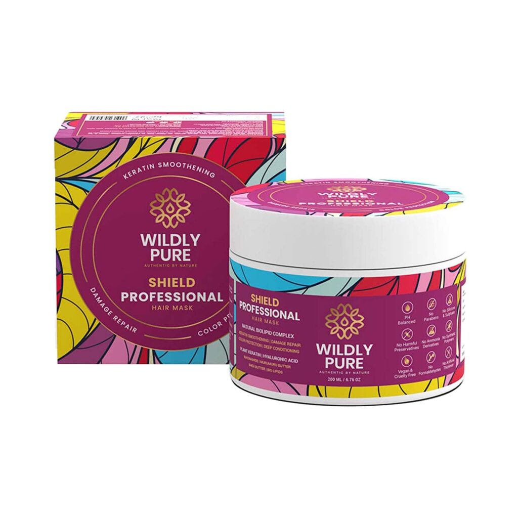 Wildly Pure Shield Keratin Hair Mask (200ml) - Wildly Pure