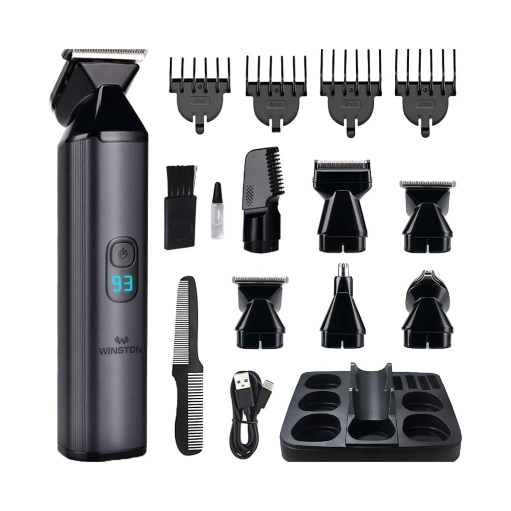 WINSTON All-in-One Full Body 6 in 1 Multi Grooming Trimming Kit for Men - Groom 360 - WINSTON