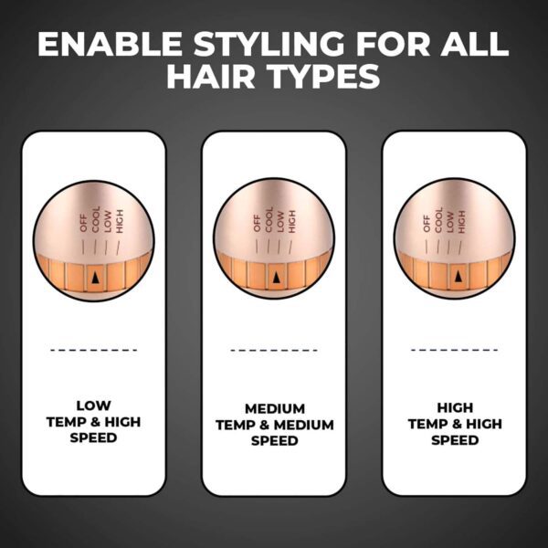 Winston Hair Blow Brush - Gold - WINSTON