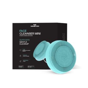 WINSTON Rechargeable Battery Operated Electric Mini Face Cleanser - Green (1Pc) - WINSTON