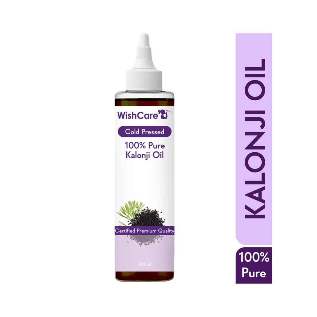 WishCare 100% Pure Cold Pressed Kalonji Black Onion Seed Oil (200ml) - WishCare