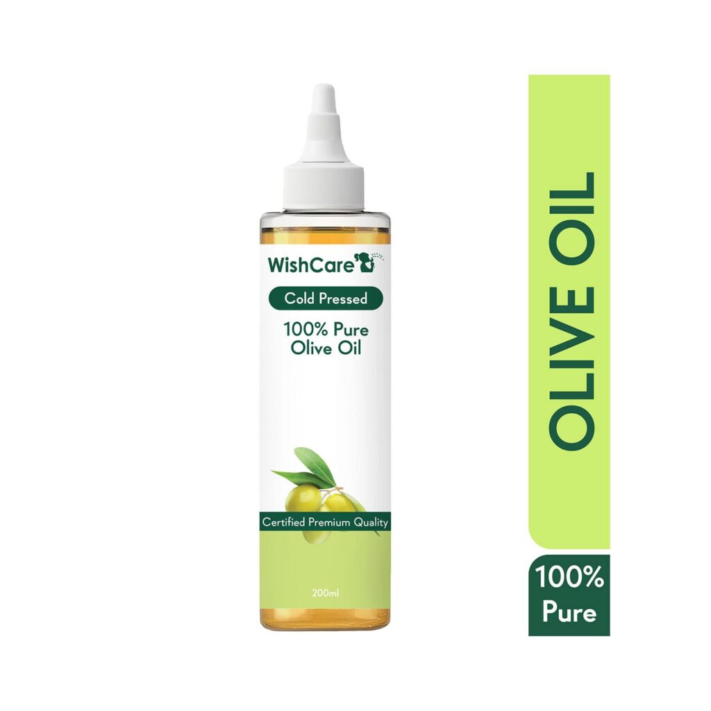 WishCare 100% Pure Cold Pressed Olive Oil (200ml) - WishCare