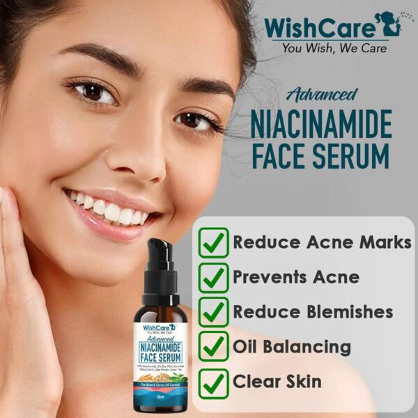 WishCare 12% Niacinamide Serum for Acne (30ml) - WishCare