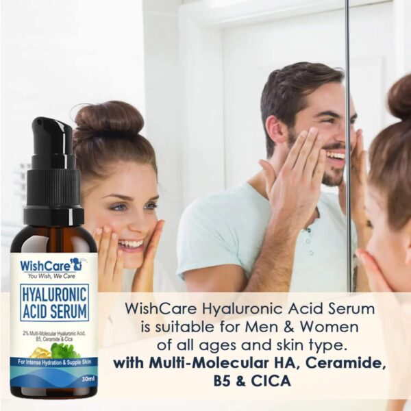 WishCare 2% Hyaluronic Acid Serum With Cica (30ml) - WishCare