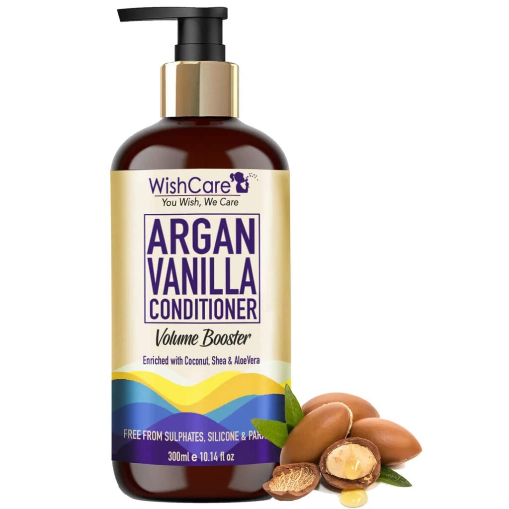 WishCare Argan Vanilla Volume Booster Conditioner (300ml) - WishCare