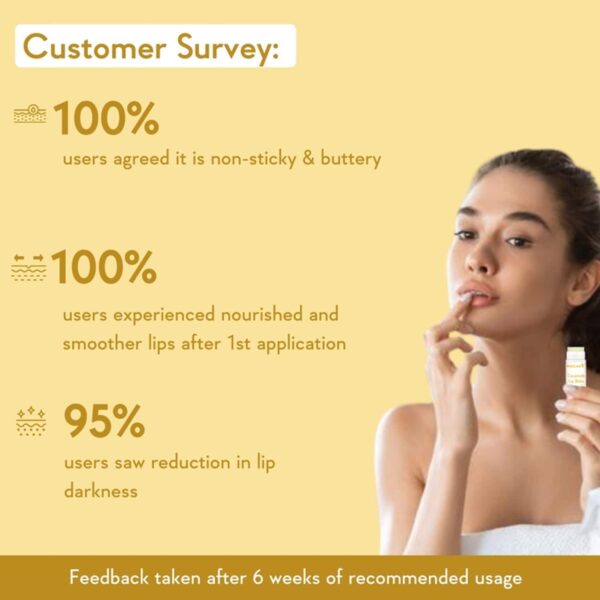 WishCare Ceramide Lip Balm with SPF 50 PA+++ Kojic Acid & Niacinamide (5g) - WishCare