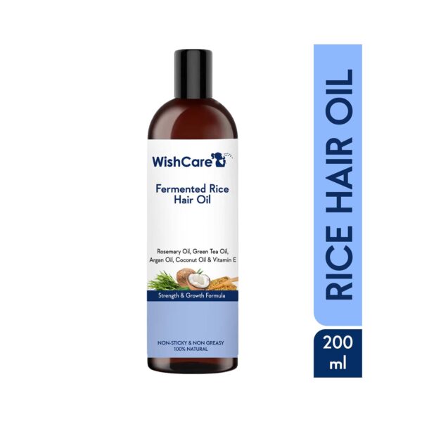 WishCare Fermented Rice Hair Growth Oil (200ml) - WishCare