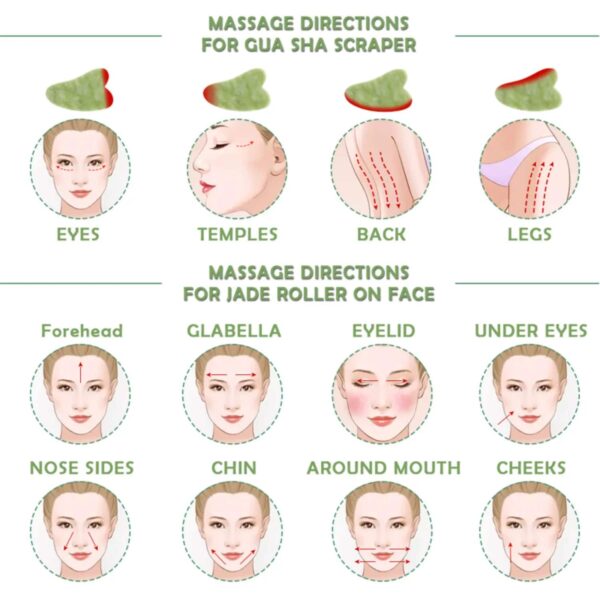 WishCare Jade Stone Gua Sha (70g) - WishCare