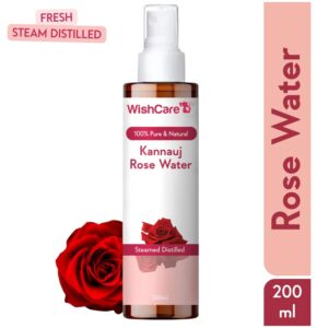 WishCare Pure & Natural Kannauj Rose Water Toner (200ml) - WishCare