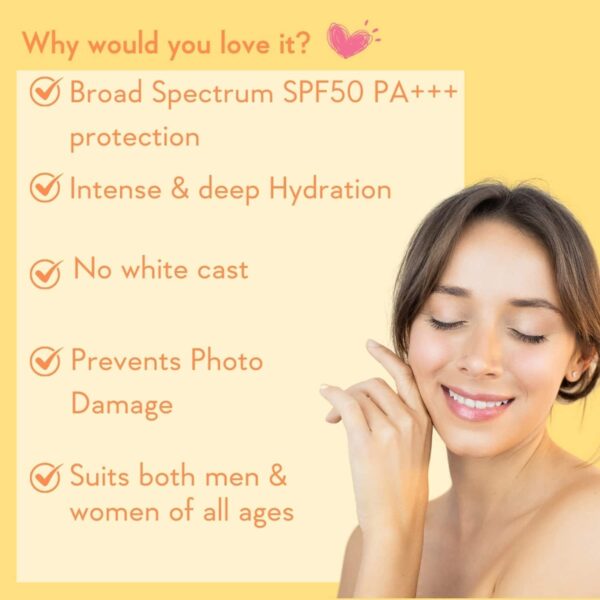 WishCare SPF 50 Sunscreen Body Lotion - Broad Spectrum For Men & Women (200 ml) - WishCare