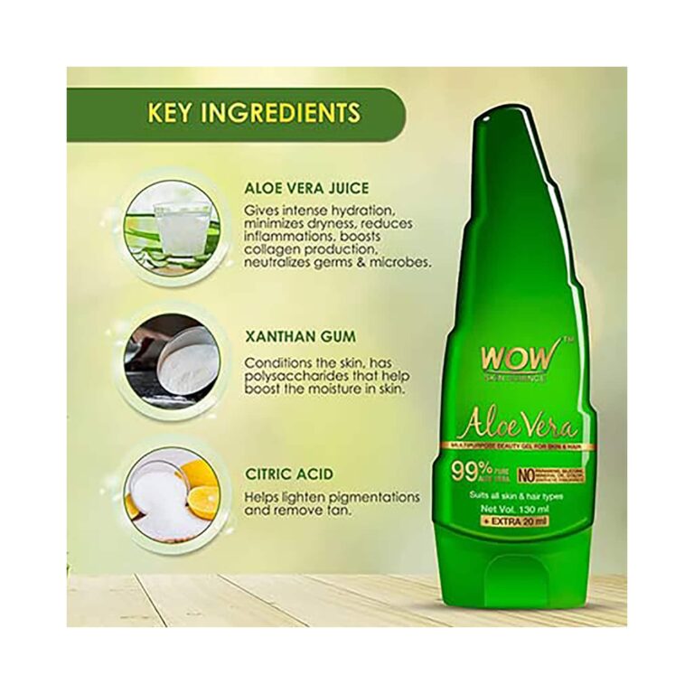 WOW SKIN SCIENCE Aloe Vera Gel (250ml) - WOW SKIN SCIENCE