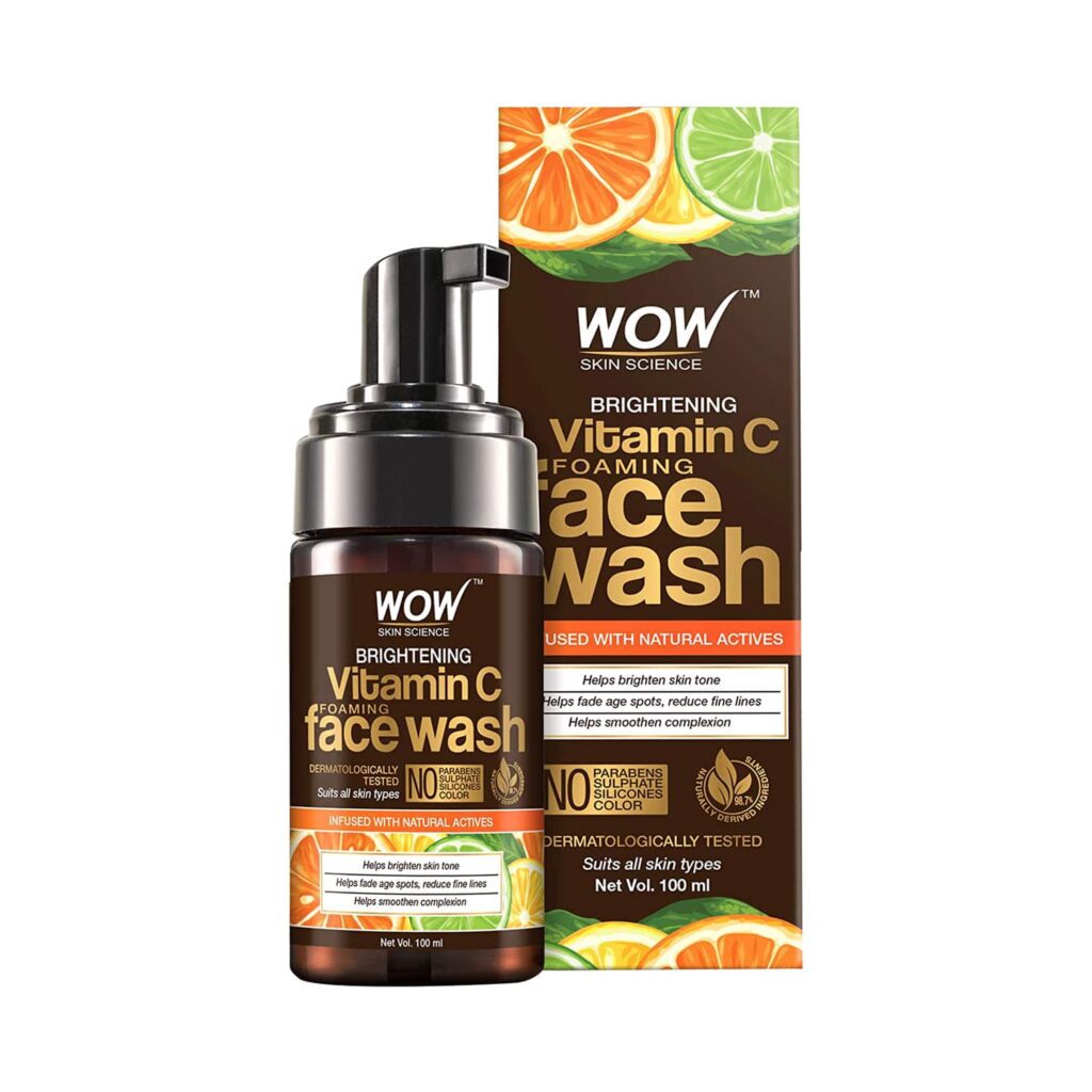 WOW SKIN SCIENCE Brightening Vitamin C Foaming Face Wash (100ml) - WOW SKIN SCIENCE