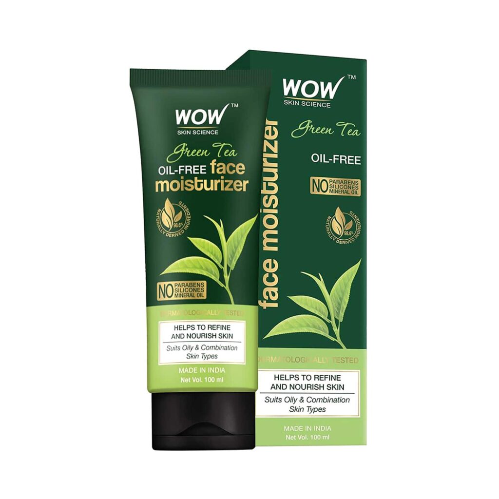 WOW SKIN SCIENCE Green Tea Face Moisturizer (100ml) - WOW SKIN SCIENCE