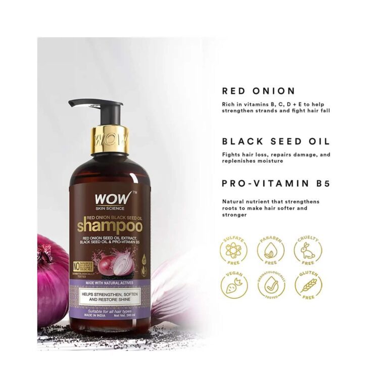 WOW SKIN SCIENCE Onion Black Seed Oil Ultimate Hair Care Kit (3Pcs) - WOW SKIN SCIENCE