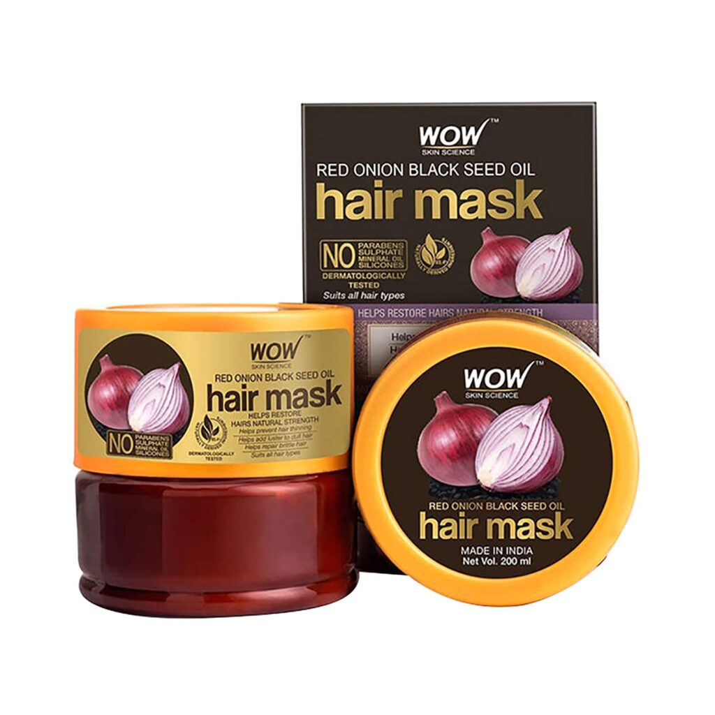 WOW SKIN SCIENCE Red Onion Black Seed Oil Hair Mask (200ml) - WOW SKIN SCIENCE