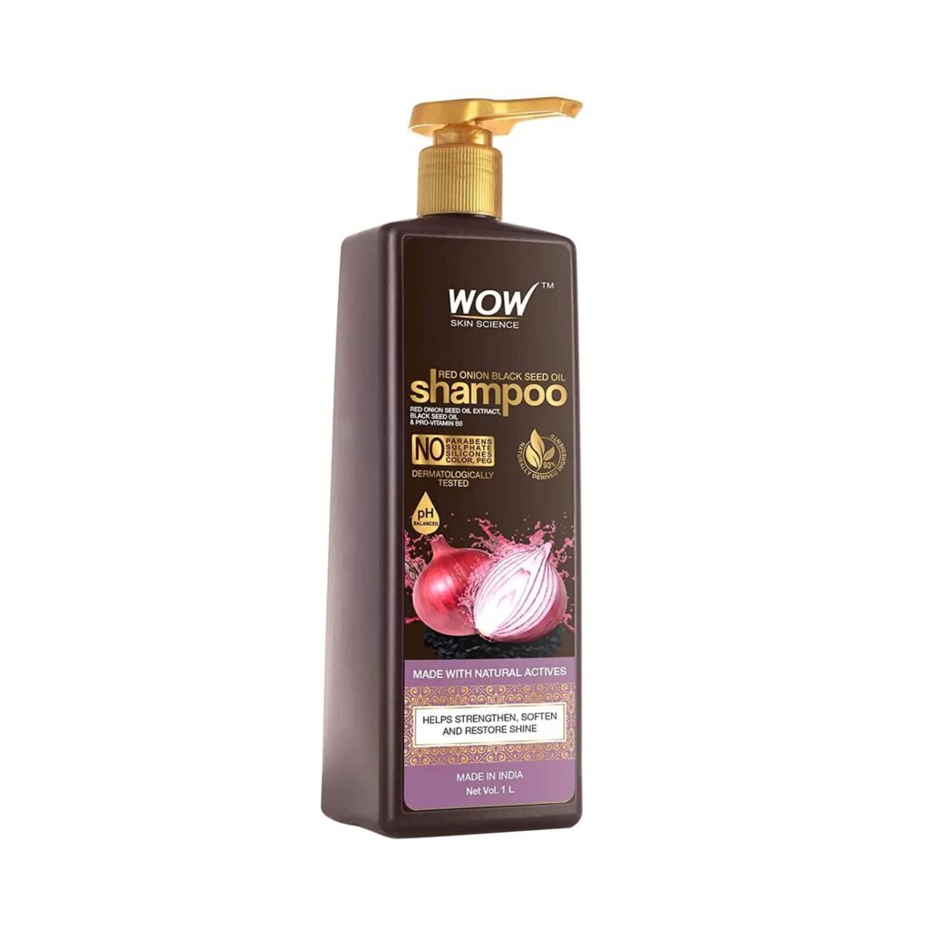 WOW SKIN SCIENCE Red Onion Black Seed Oil Shampoo (1000ml) - WOW SKIN SCIENCE