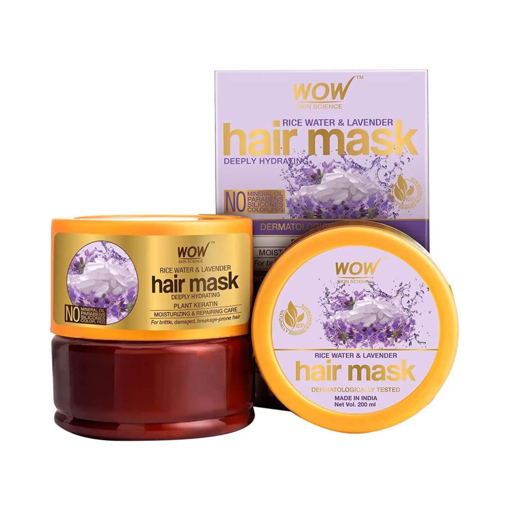 WOW SKIN SCIENCE Rice Hair Mask (200ml) - WOW SKIN SCIENCE