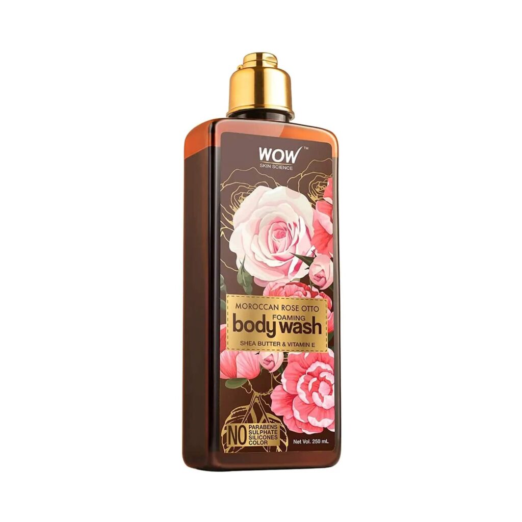 WOW SKIN SCIENCE Rose Otto Foaming Body Wash (250ml) - WOW SKIN SCIENCE