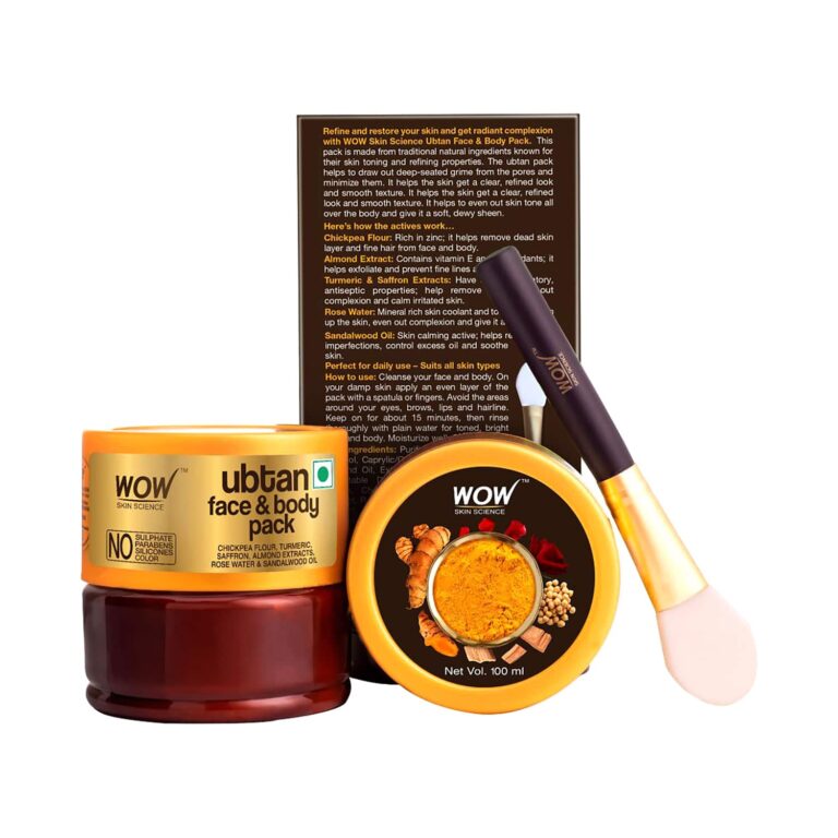 WOW SKIN SCIENCE Ubtan Face & Body Pack (200ml) - WOW SKIN SCIENCE