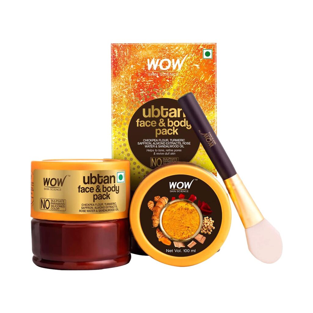 WOW SKIN SCIENCE Ubtan Face & Body Pack (200ml) - WOW SKIN SCIENCE