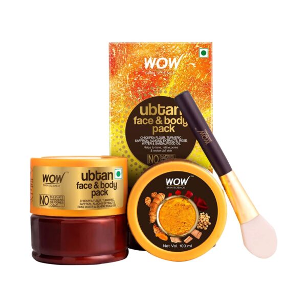 WOW SKIN SCIENCE Ubtan Face & Body Pack (200ml) - WOW SKIN SCIENCE