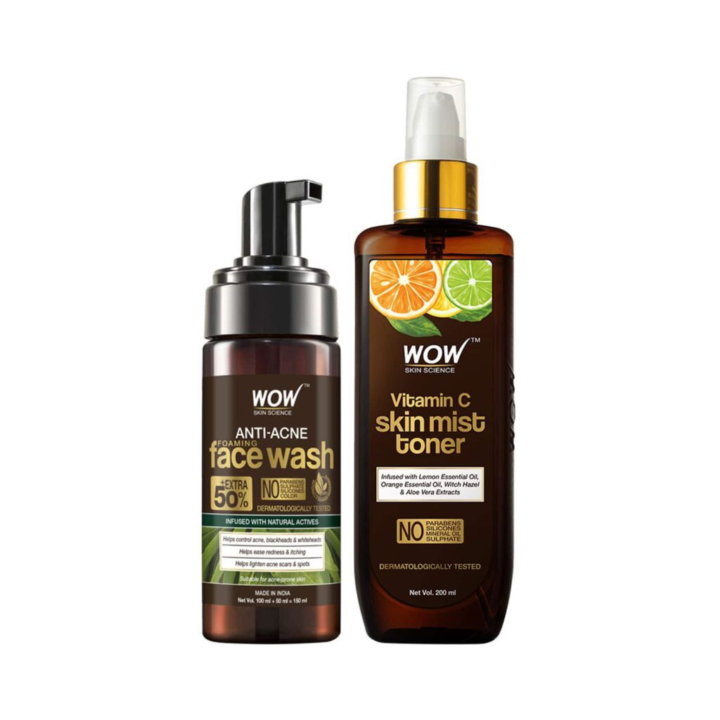 WOW SKIN SCIENCE Vitamin C + Anti Acne Combo - WOW SKIN SCIENCE
