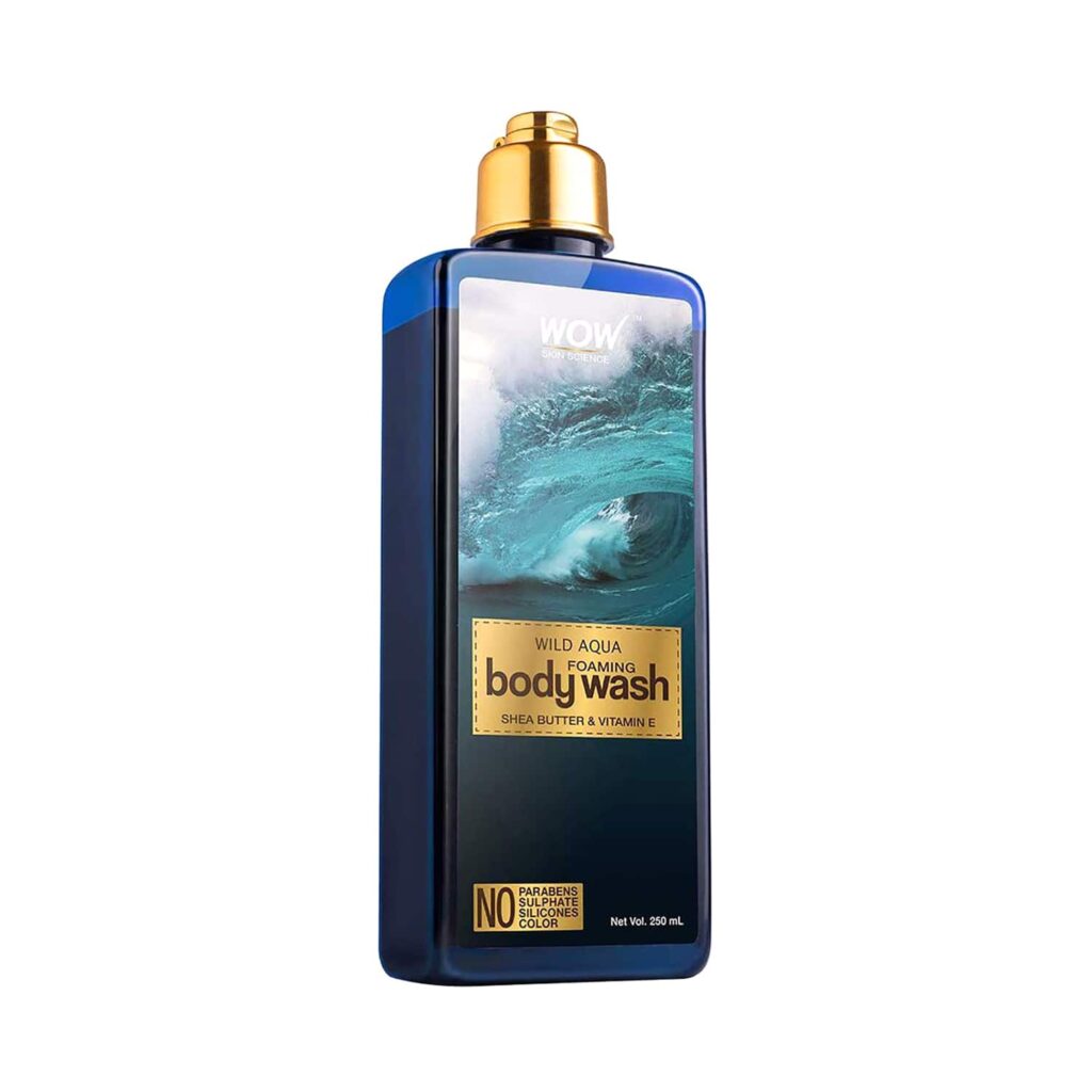WOW SKIN SCIENCE Wild Aqua Foaming Body Wash (250ml) - WOW SKIN SCIENCE