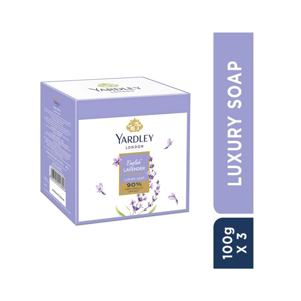 Yardley London English Lavender Luxury Soap - (3 Pcs) - Yardley London