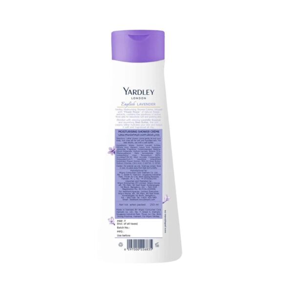 Yardley London English Lavender Moisturising Shower Creme (250ml) - Yardley London