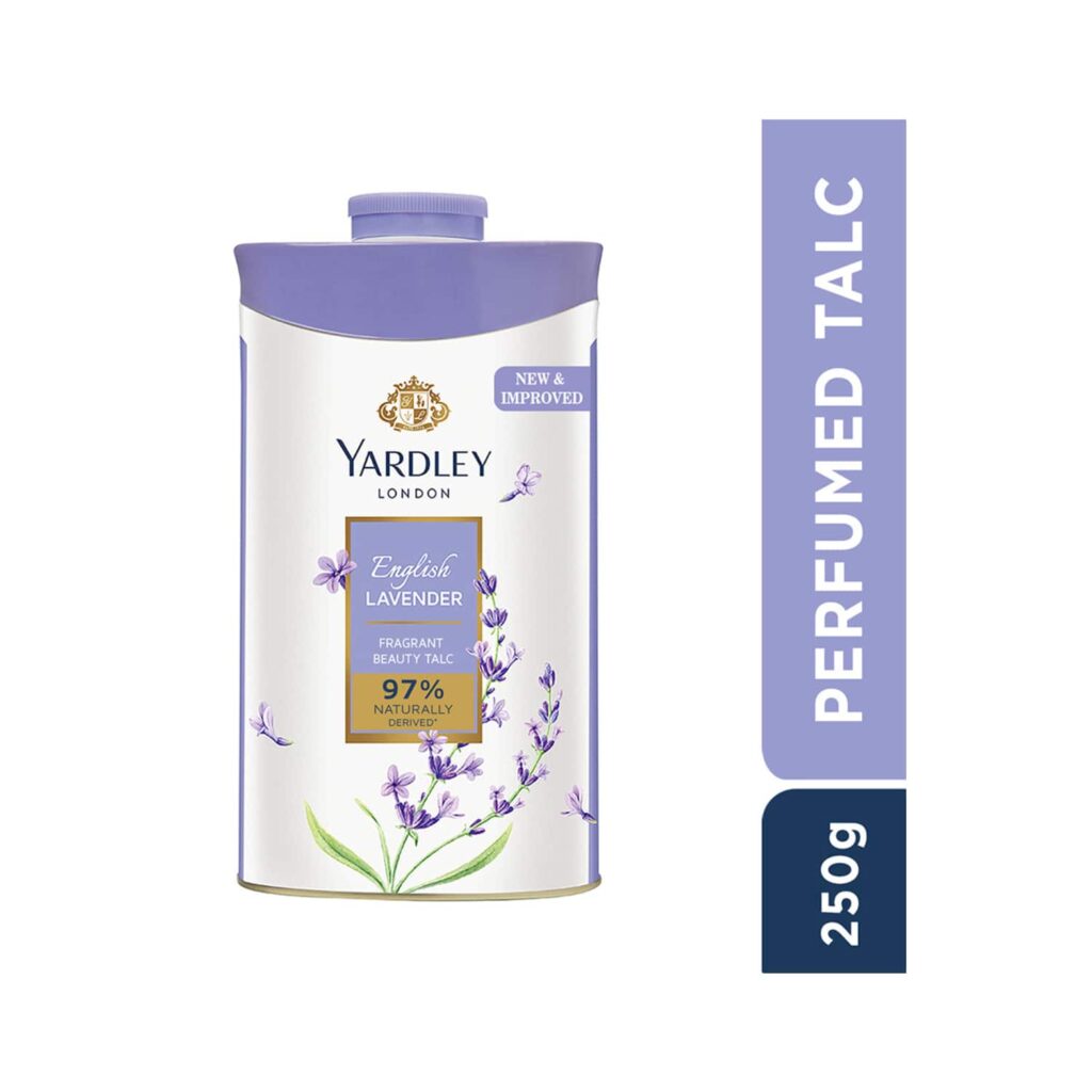 Yardley London English Lavender Perfumed Talc (250g) - Yardley London