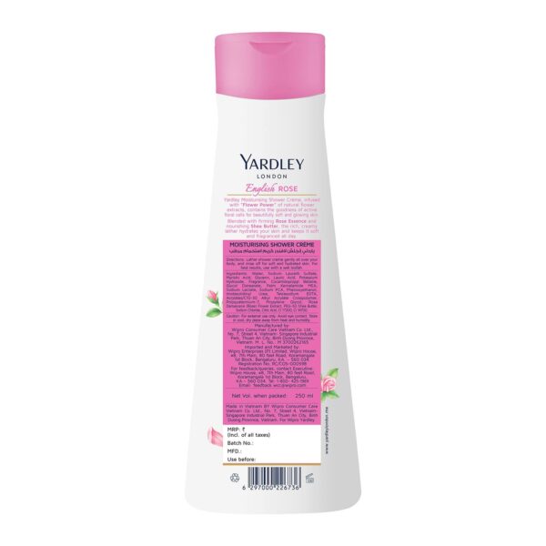 Yardley London English Rose Moisturising Shower Creme (250ml) - Yardley London