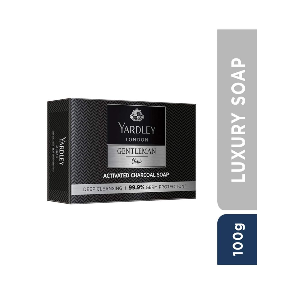 Yardley London Gentleman Classic Activated Charcoal Soap (100g) - Yardley London