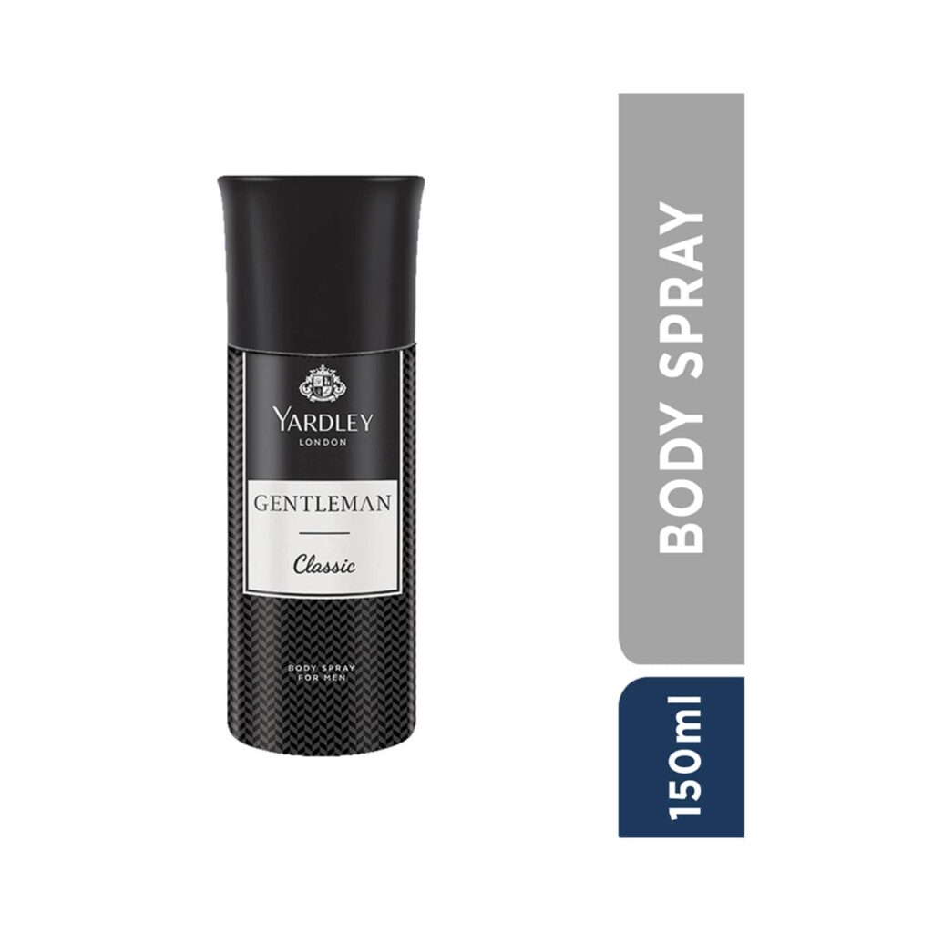 Yardley London Gentleman Classic Body Spray For Men (150ml) - Yardley London