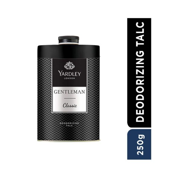 Yardley London Gentleman Classic Deodorizing Talc (250g) - Yardley London