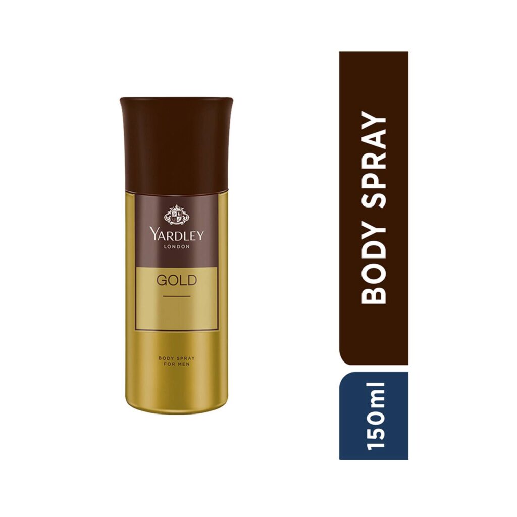 Yardley London Gold Body Spray For Men (150ml) - Yardley London