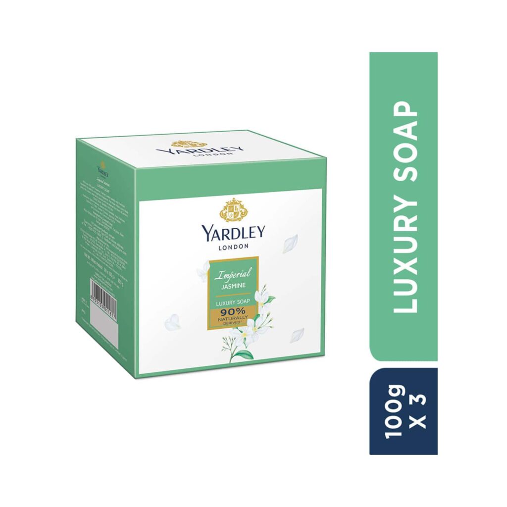 Yardley London Imperial Jasmine Luxury Soap - (3 Pcs) - Yardley London