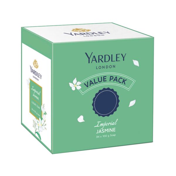 Yardley London Imperial Jasmine Luxury Soap - (3 Pcs) - Yardley London